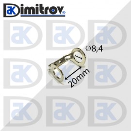 Дифтунгa Ø  8,4 х Ø 8,4 х 1 mm алуминий